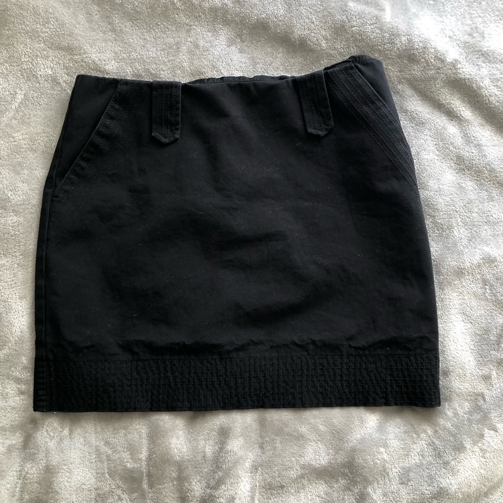 International concepts black mini skir